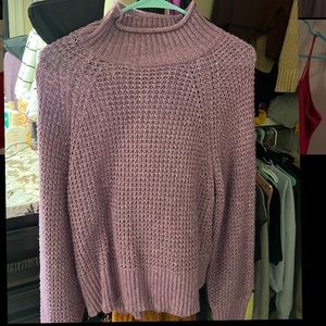 American eagle purple turtle neck sweater !